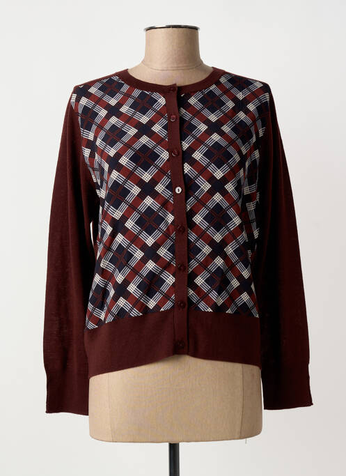 Vestă cu mâneci lungi maro NICE THINGS femeie