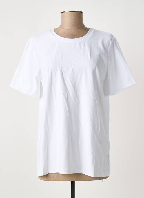 Tricou croială dreaptă mâneci scurte alb CIVICO 1 femme