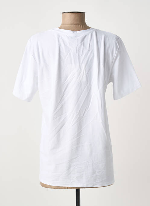 Tricou croială dreaptă mâneci scurte alb CIVICO 1 femme