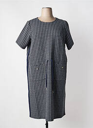Rochie midi mâneci scurte mâneci scurte gri YESTA femme