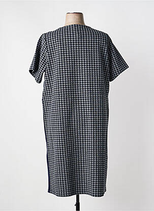 Rochie midi mâneci scurte mâneci scurte gri YESTA femeie
