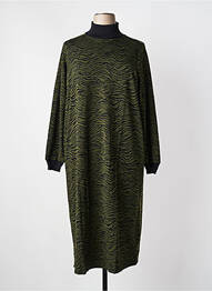 Rochie pulover elasticitate mâneci lungi verde YESTA femeie