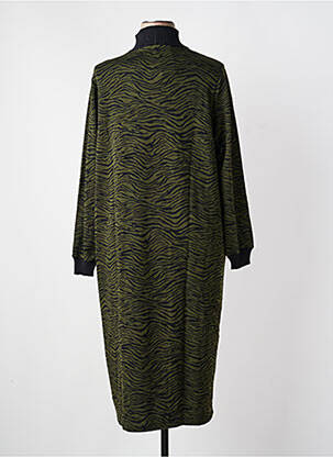 Rochie pulover elasticitate mâneci lungi verde YESTA femeie