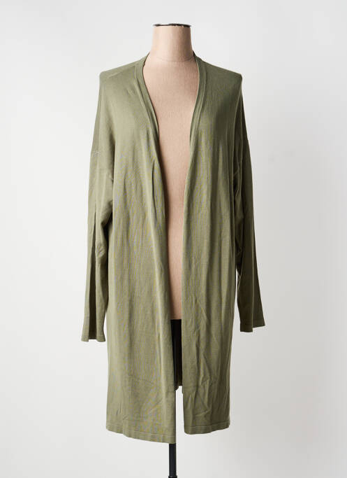 Vestă cu mâneci lungi elasticitate verde MASAI femme