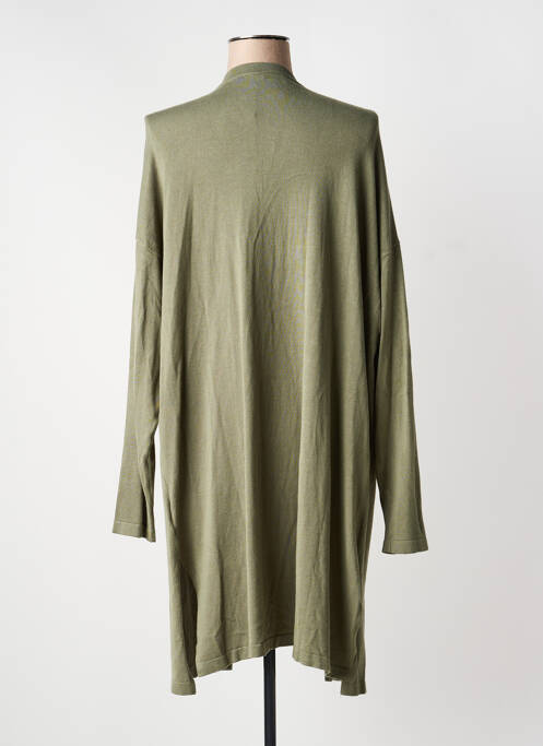 Vestă cu mâneci lungi elasticitate verde MASAI femme