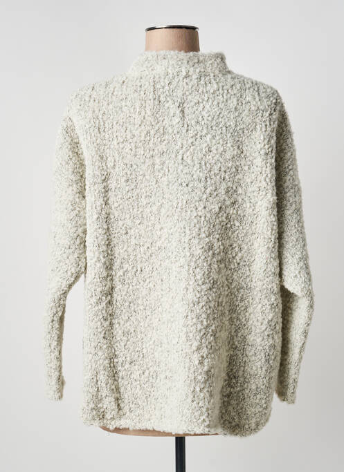 Vestă cu mâneci lungi croială cambrată bej GRIZAS femme