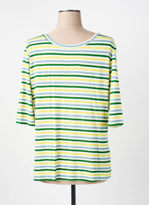 Tricou mâneci trei sferturi mâneci scurte galben ZILCH femme