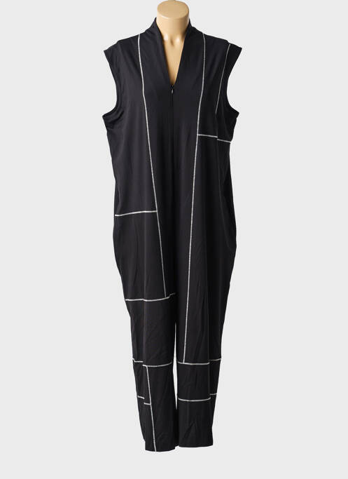 Salopetă-pantalon croială cambrată fără mâneci negru OZAI N KU femme