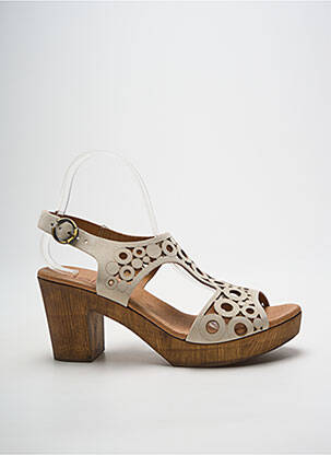 Sandale/Pantofi decupați bej HEINE femeie