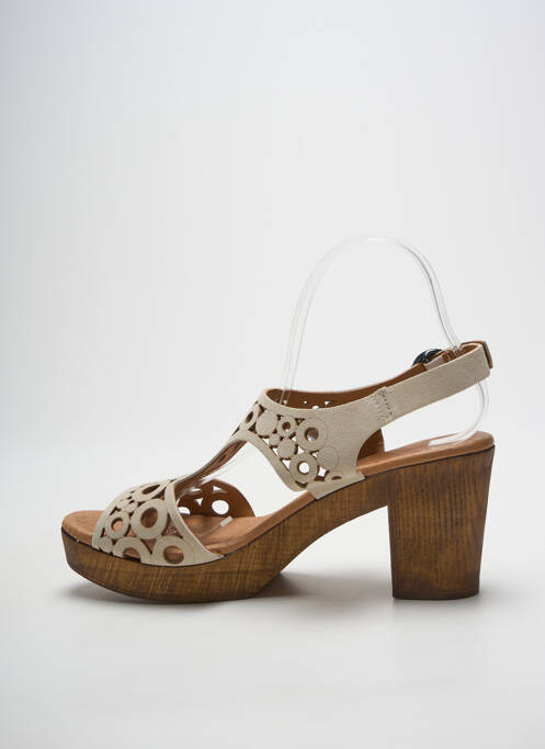 Sandale/Pantofi decupați bej HEINE femeie