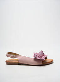 Sandale/pantofi decupați chiquet toc plat până la 3 cm roz HEINE femme