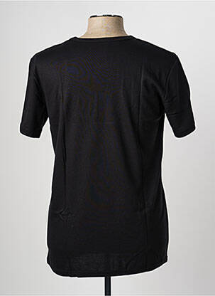 Tricou elasticitate mâneci scurte negru JET bărbat