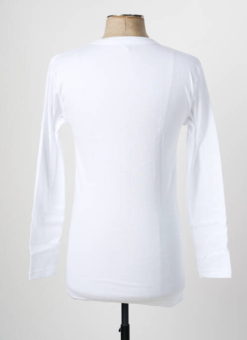 Tricou elasticitate mâneci lungi alb MOULIN NEUF homme