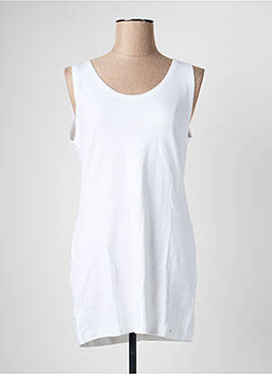 Maiou elasticitate fără mâneci alb ARMOR LUX femme