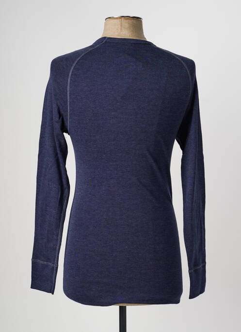 Tricou croială ajustată mâneci lungi albastru CON-TA homme