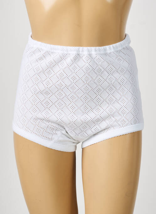 Chilot cu talie înaltă ușoară și transparentă alb ARMOR LUX femme