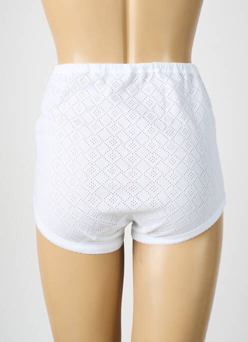 Chilot cu talie înaltă ușoară și transparentă alb ARMOR LUX femme