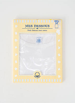 Tricou alb PETIT BATEAU fată