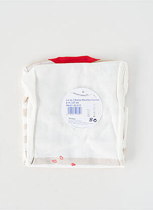 Body de lenjerie elasticitate alb PETIT BATEAU băiat