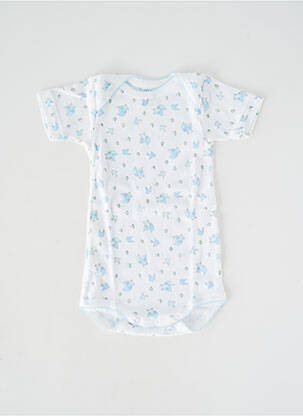 Body de lenjerie elasticitate alb PETIT BATEAU fată