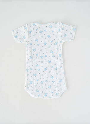 Body de lenjerie elasticitate alb PETIT BATEAU fată