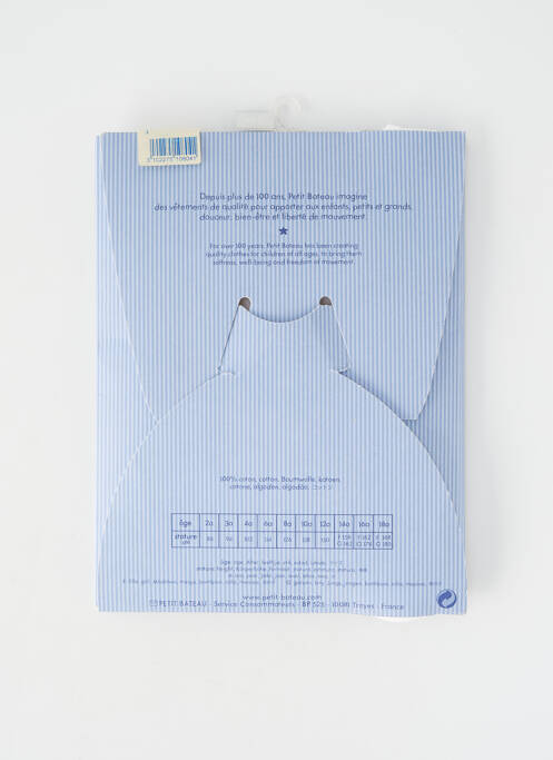 Tricou alb PETIT BATEAU copil