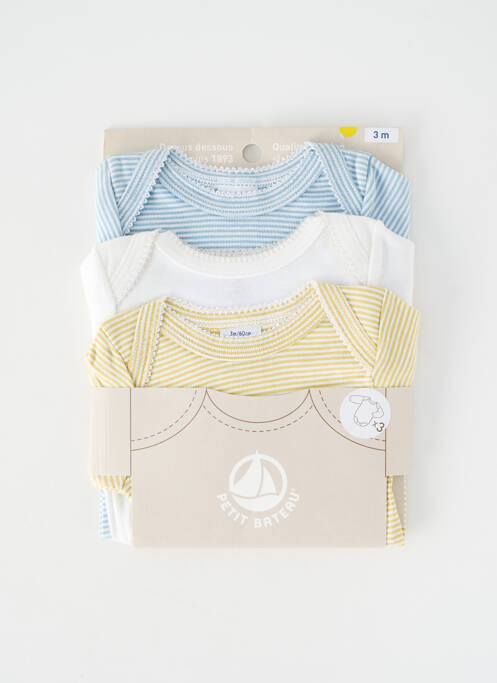 Body de lenjerie galben PETIT BATEAU băiat