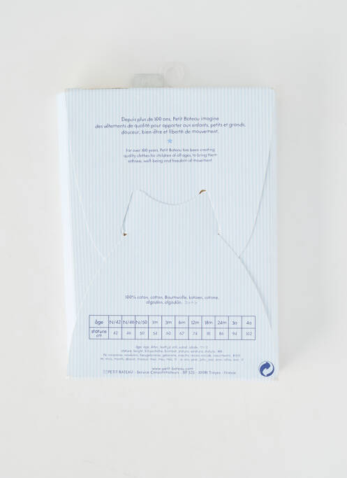 Body de lenjerie galben PETIT BATEAU copil