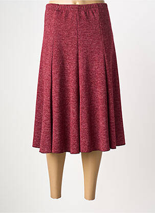 Fustă midi roșu ATLANTA femeie