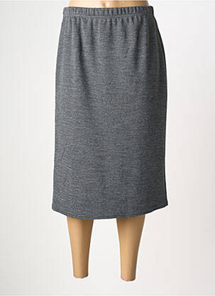 Fustă midi gri QUATRE VINGT JOURS femeie