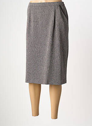 Fustă midi gri PLURIELLES femeie