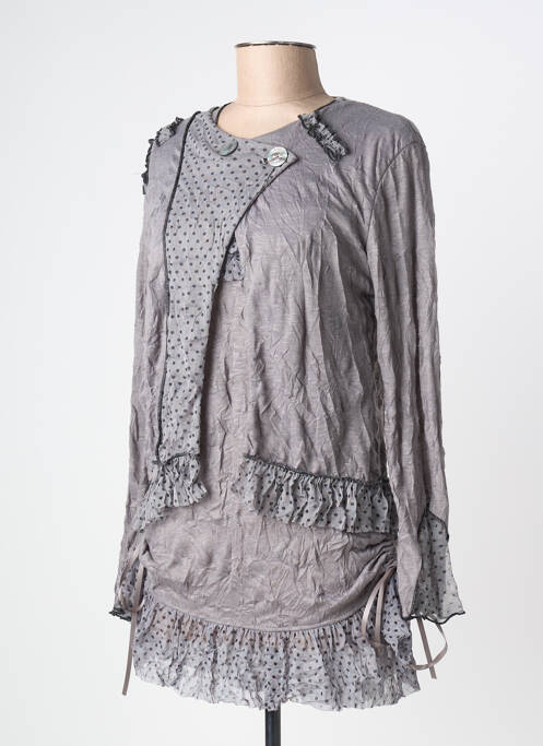 Twin-set gri CAMAGE femeie