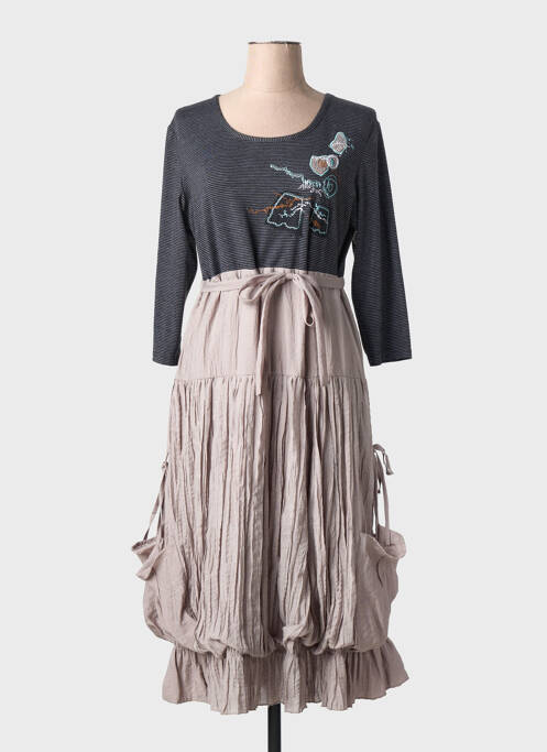 Rochie midi gri CAMAGE femeie