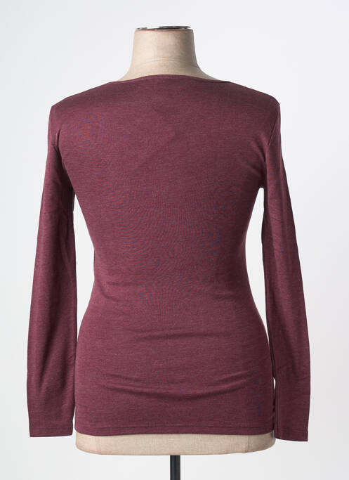 Tricou elasticitate mâneci lungi roșu CON-TA femme