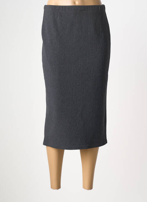 Fustă midi negru QUATRE VINGT JOURS femeie