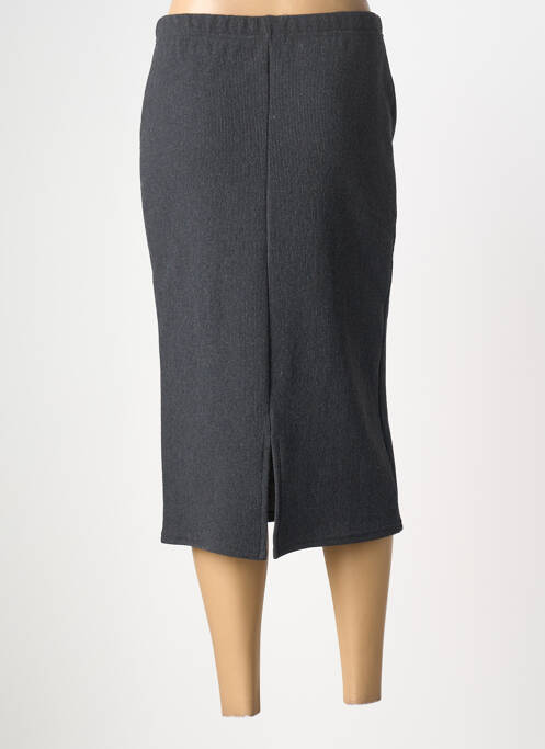 Fustă midi negru QUATRE VINGT JOURS femeie