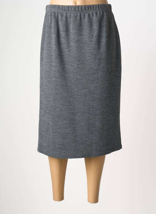 Fustă midi gri QUATRE VINGT JOURS femeie
