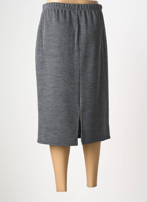 Fustă midi gri QUATRE VINGT JOURS femeie