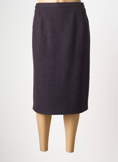 Fustă midi talie cu cleme violet PLURIELLES femme