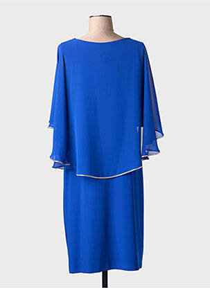 Rochie midi mâneci scurte mâneci scurte albastru JOSEPH RIBKOFF femeie
