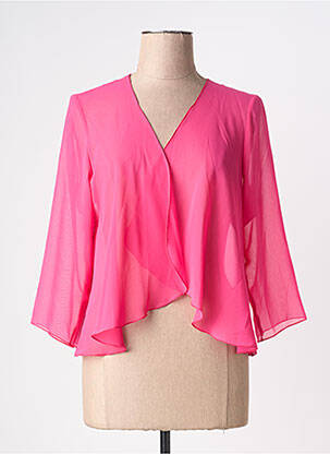 Vestă cu mâneci lungi roz închis GREGORY PAT femeie