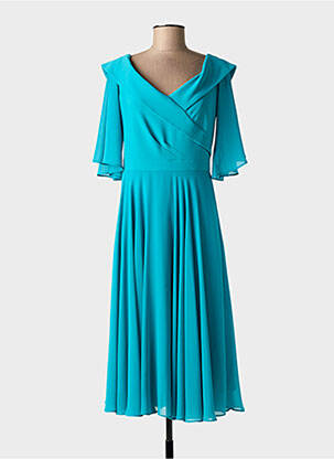 Rochie midi mâneci 3/4 mâneci 3/4 albastru JOSEPH RIBKOFF femeie