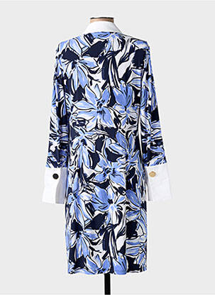 Rochie midi imprimeu floral mâneci lungi albastru JOSEPH RIBKOFF femeie