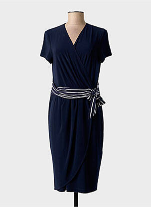Rochie midi mâneci scurte mâneci scurte albastru JOSEPH RIBKOFF femeie