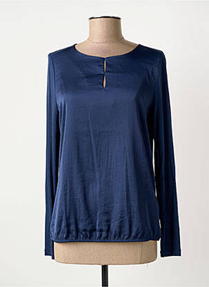 Top guler rotund mâneci lungi albastru GERRY WEBER femeie