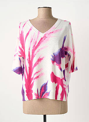 Pulover roz ESTHEME femeie