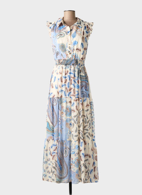 Rochie lungă albastru RAFFAELLI femeie