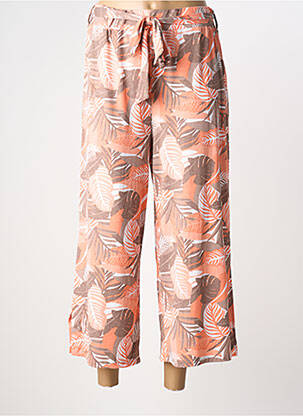 Pantalon trei sferturi portocaliu MARBLE femeie