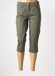 Pantalon trei sferturi elasticitate mărime normală verde GERRY WEBER femme
