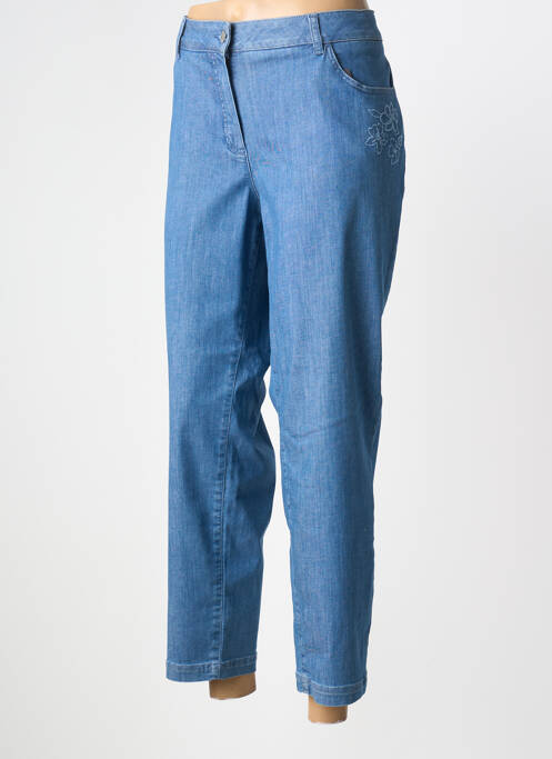 Blugi cu croială dreaptă albastru BASLER femeie